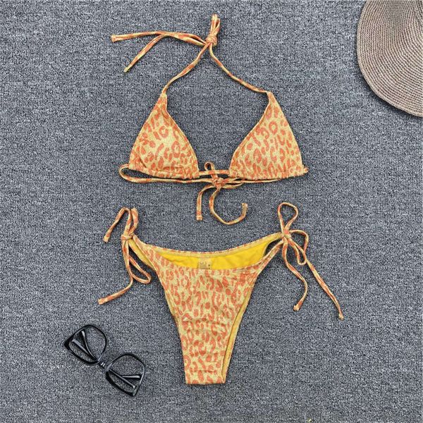 

show style swimsuit tie neck triangle bag bikini y1071, White;black