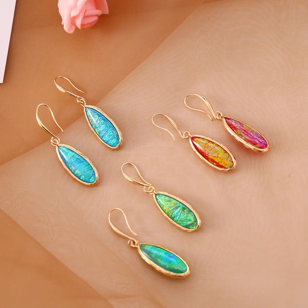 

factory wholesale new multi color half hook, feminine, versatile bohemian earrings, personalized earrings e242 party gift