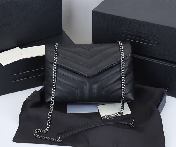 

2021 new lychee leather retro luxury handbag designer leather shoulder bag diagonal bag 24-17-9cm
