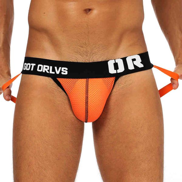 

summer mens 2019 mesh sports briefs backless jockstrap underwear lingerie, Black;white
