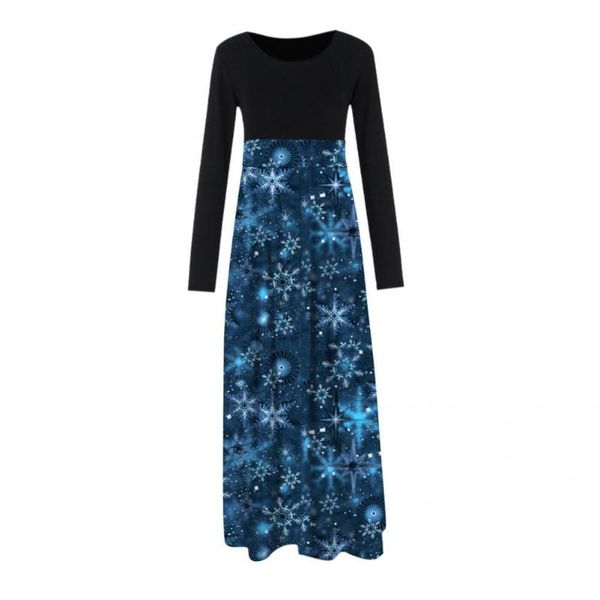 

casual dresses fabulous patchwork spring dress snowflake eye-catching, Black;gray