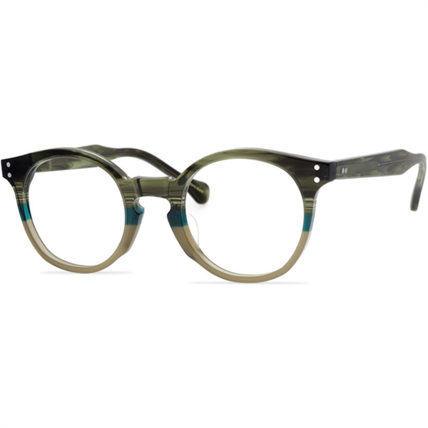

fashion sunglasses frames japanese handmade acetate eyewear men retro full rim optical eyeglasses clear lens prescription myopia, Black
