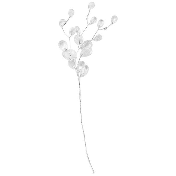 

decorative flowers & wreaths 10pcs crystal bud branches artificial flower twigs for wedding party home snow decoration diy craft fake