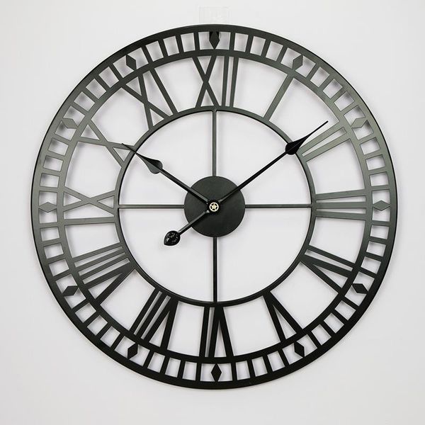 

room decoration hollowed-out 16 inch wall clocks for decorations living