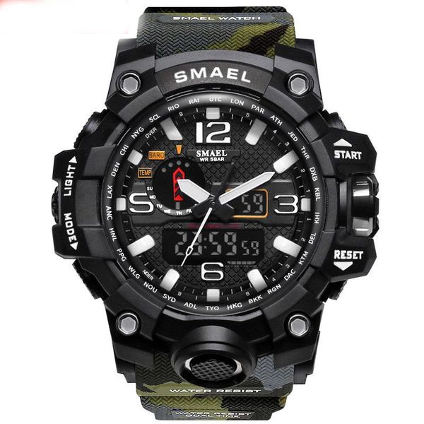 

wristwatches sport digital watch men led waterproof outdoor swimming running electronic wrist watches student exam clock relogio masculino, Slivery;brown