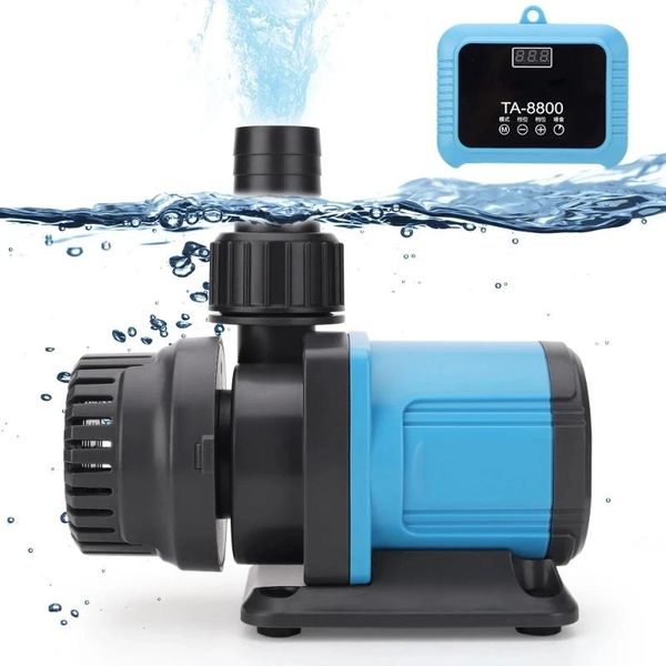 

air pumps & accessories 220v ultra-quiet submersible water pump filter fish pond fountain aquarium tank high-lift 12gears adjustion frequenc