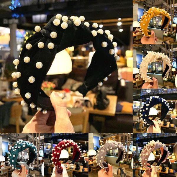 

accessories women's crystal headband fabric hairband head wrap hair band accessory sweet pressure headdress female1