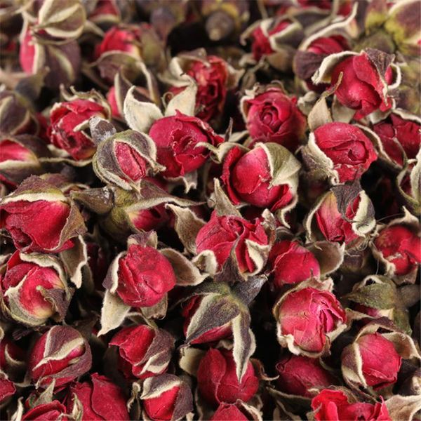 

50g dried mini rose buds pure natural phnom penh golden-rim decorative flowers & wreaths