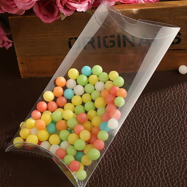 

gift wrap sktn 5pcs favor candy box bag craft paper pillow shape wedding boxes pie party bags eco-friendly pvc