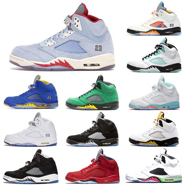 

basketball shoes 5 jumpman 5s men red suede og black metallic space jam throphy room what the alternate bel sports sneakers outdoor trainers