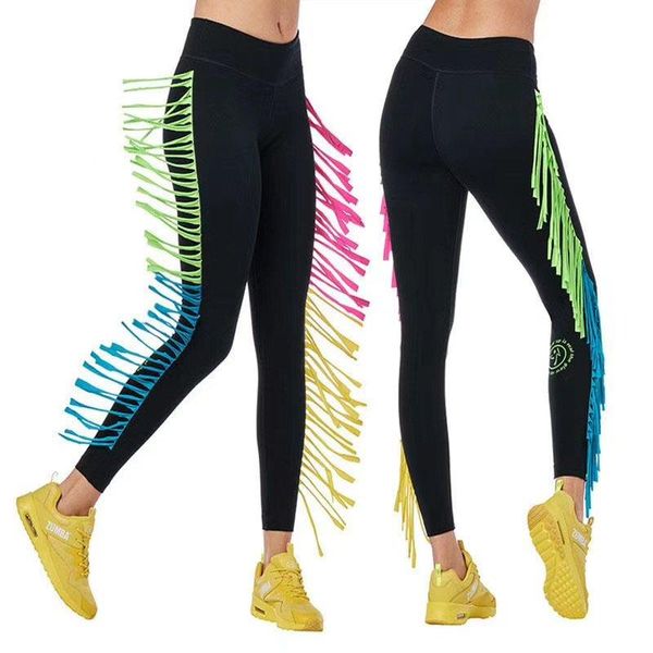 

yoga pants wear training aerobics running dance clothing p607, Black;blue
