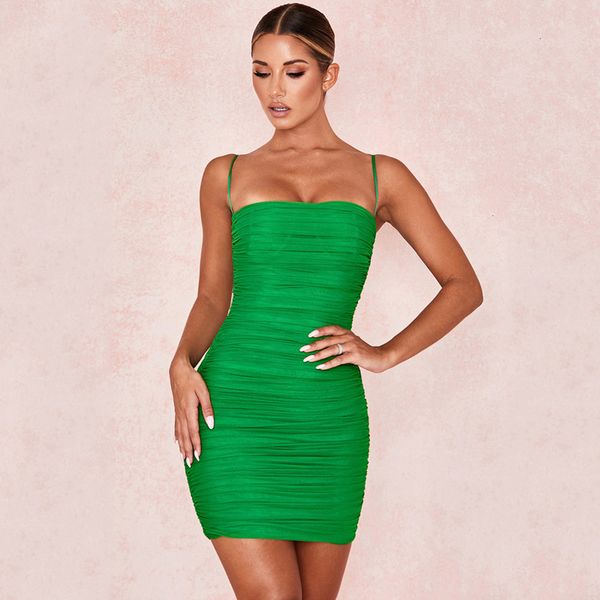 

casual dresses ruffled mesh spaghetti strap bodycon night club strapless mini see thought vestidos wrap hip ladies short dress femme 0wmq, Black;gray