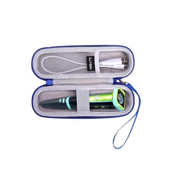 

duffel bags ltgem waterproof eva hard case for leapfrog leap-start go system-blue