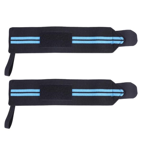 

wrist support 1 pair of supports weightlifting training barbell straps bands hand sprain wraps bandage safety for gym, Black;red