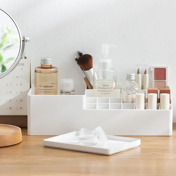 

storage bottles & jars china selling box with compartment girls women lipsticks rack tray anti dust organizer container