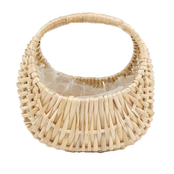 

woven flower basket decorative fruit storage organizer container baskets