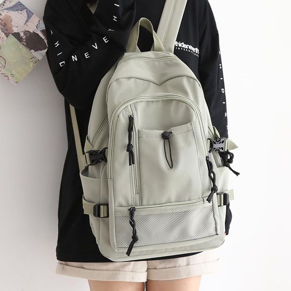 

backpack female waterproof nylon school bag japanese college backpacks for teens harajuku junior high student bookbag