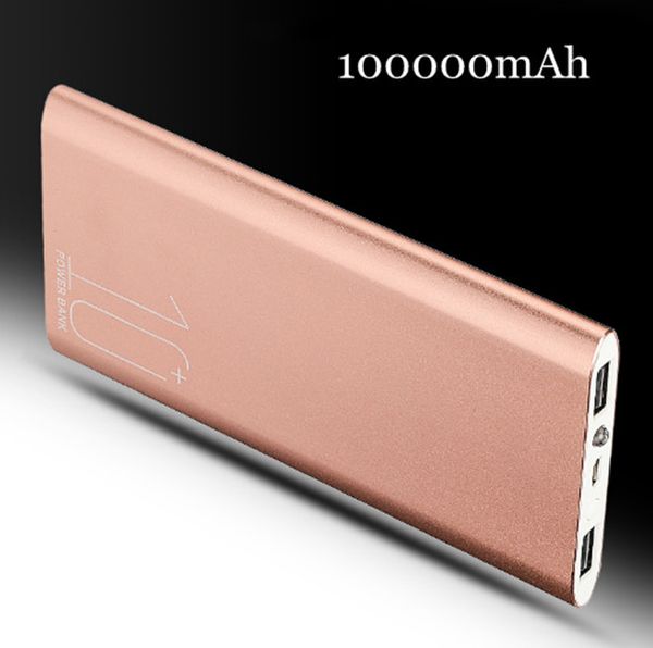 

power bank usb 2.4a 100000mah powerbank pover bank charger external battery