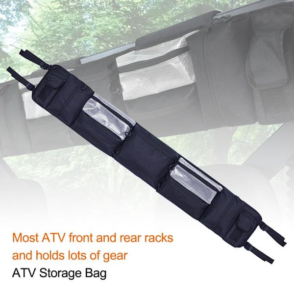 

car organizer atv/suv vehicle roof luggage seat upper support storage pack rack back bag