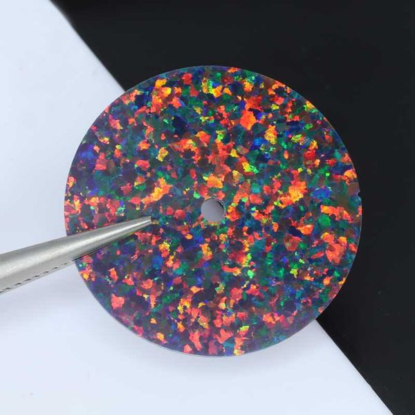 

other 1pc bello opal lab grown synthetic black watch dial in 92 colors