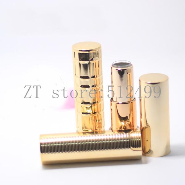

storage bottles & jars 10/20/50pcs 12.1mm 3 kinds gols lipstick tube empty cosmetic lip pipe shell diy refillable package container sty