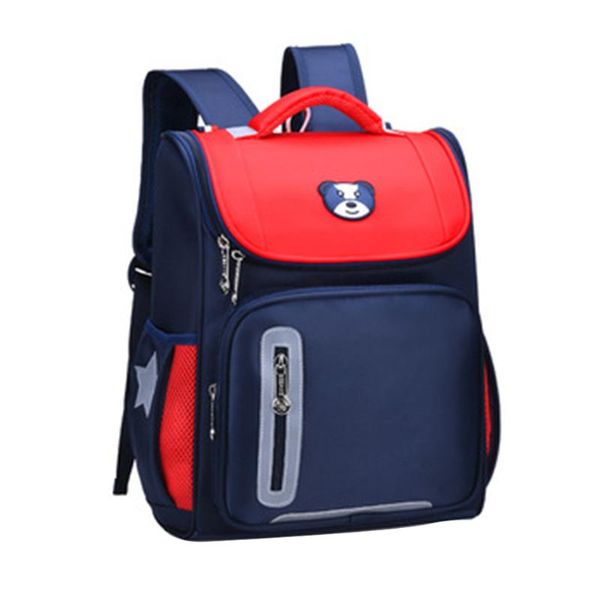 

backpack boys girls orthopedic primary students books zipper closure kindergarten daily adjustable strap school bag kids cartoon