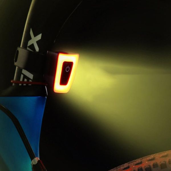 

bike lights ride rear light portable usb charging warning tail led equipment night riding lamp