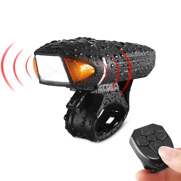 

bicycle remote for alarm bell horn bike light front head cycling lamp usb rechargeable road mtb lantern lights