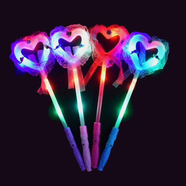 

party decoration neon glow stick rave festival accessories color lace love wedding concert props supplies delivery