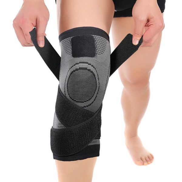 

elbow & knee pads pressurized fitness running cycling bandage support braces elastic nylon sports compression pad sleeve accessories, Black;gray