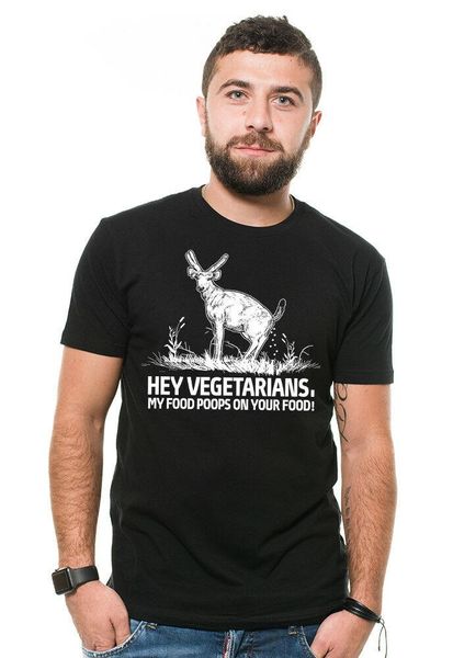 

funny t-shirt anti-vegan tee shirt birthday funny gift t-shirt, White;black