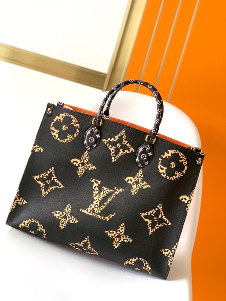 

louis vuitton fashion onthego m44925 m44926 women luxurys designers bags genuine leather handbags messenger crossbody shoulder bag totes wal