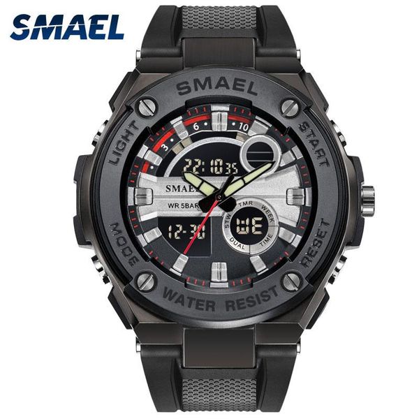 

wristwatches smael men military watches sport quartz male relogio digital 1625 waterproof, Slivery;brown