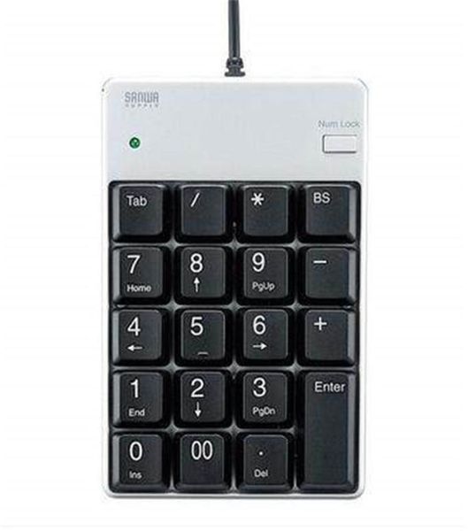 

keyboards sanwa numeric keyboard wired usb financial large font keypad toggle free