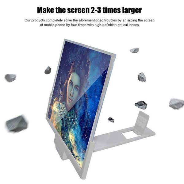 

cell phone mounts & holders 14 inches 3d hd screen magnifier movie video enlarger dq-drop