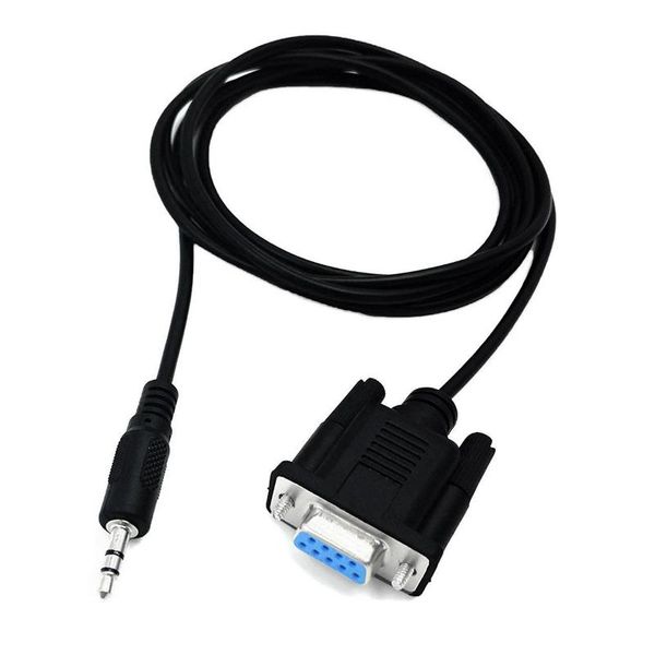 

audio cables & connectors db9 9 pin vga female cable ,db to trs 3.5mm (1/8in) stereo male serial data cable-6 feet