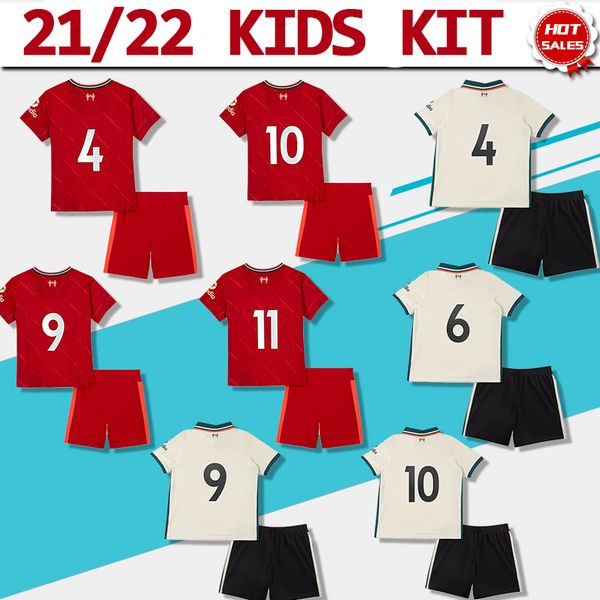 

the red soccer jersey 2021/2022 kids kit the secular bird home soccer shirt 21/22 football uniform customized name number fans version, Black