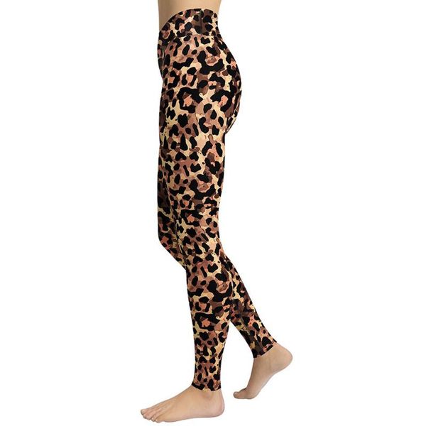 

women's leggings seashy original leopard women yoga fitness tights push up running high waist trouser workout tummy control, Black