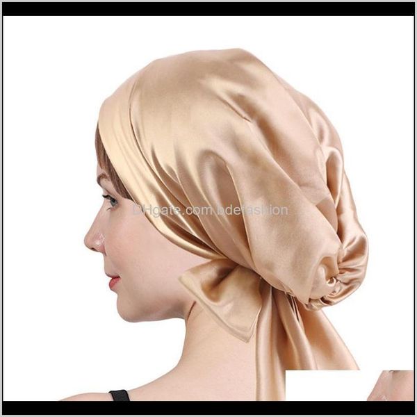 

beanie/skull hats caps hats, scarves & gloves fashion aessories satin bow headscarf comfortable sleeping bonnet curly hair womens silk scarf, Blue;gray