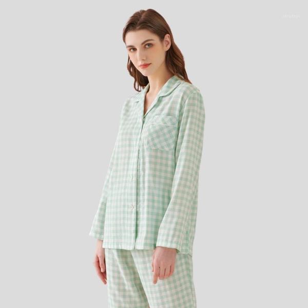 

men's sleepwear women bamboo men plaid pajamas blank for couple, Black;brown