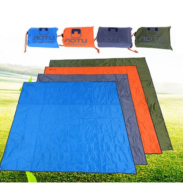 

outdoor pads camping mat beach oxford picnic large size waterproof pad family hiking travel