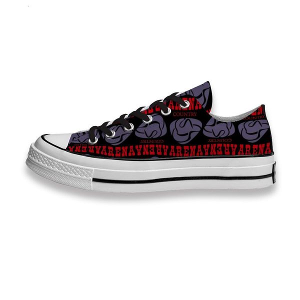 

custom printed sho arena band sneakers low mens womens skateboard sport footwear diy trainers canvas casual shoe