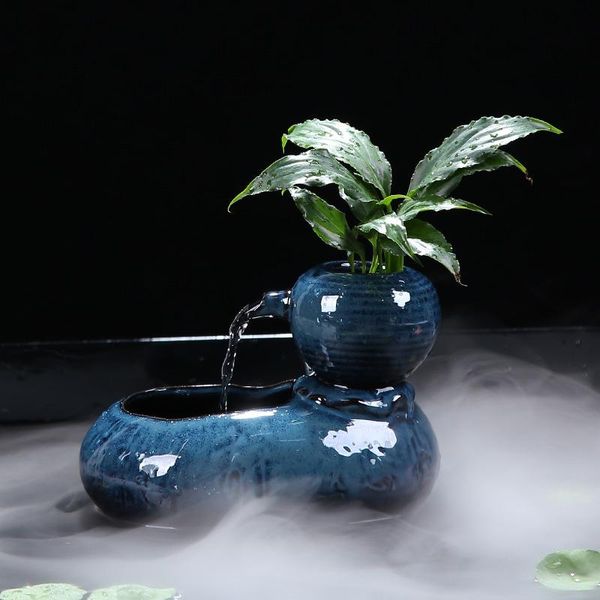 

decorative objects & figurines ceramic deskindoor water fountain ornaments living room office or home table decoration feng shui