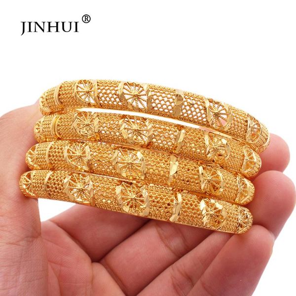 

bangle dubai luxury charm copper can open bangles bracelet 18k gold plated wedding gifts bracelets jewelry wholesale for women, Black