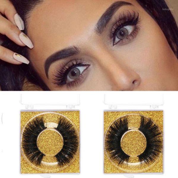 

mink false eyelashes wispy fluffy thick dramatic eyelashess extension criss-cross handmade lash makeup beauty tools 27mm1