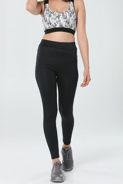 

women's leggings women black high waist ek1961