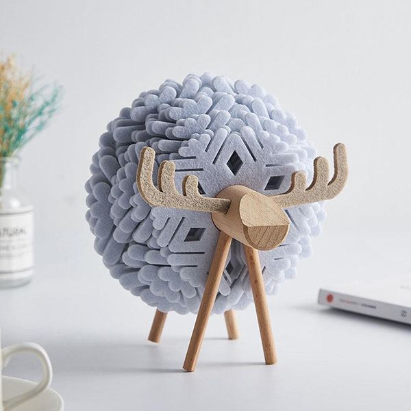 

mats & pads sheep shape anti slip cup coasters insulated round felt japan style creative home office decor art crafts gift