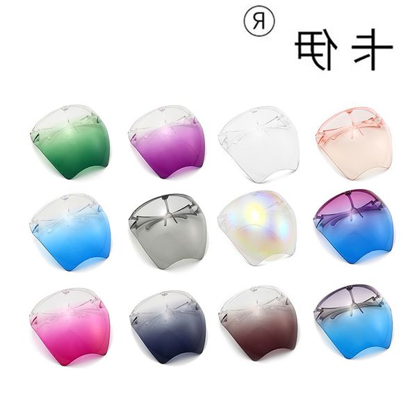 

new thickened pc mask pollen three dimensional face covering jelly anti spray glasses goggles sunglasses, Silver