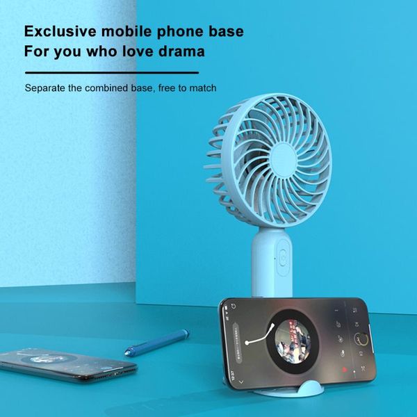 

mini charging fan use mobile holder portable multifunction deskhome office ultra-quiet 3 speed adjustable small electric fans