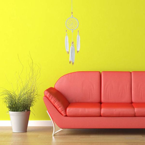 

wall hanging dream catcher wind chimes diy material bag bedroom home decor for party feather handcrafts ornaments decorative objects & figur
